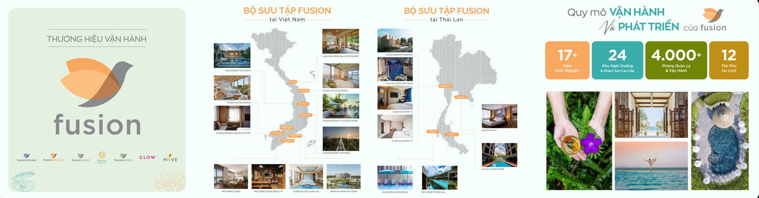 Fusion Hotel Group không chỉ là đơn vị vận hành mà còn là bảo chứng giá trị vượt trội cho Maia Resort Hồ Tràm.