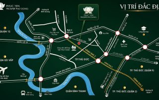 Vị trí Prosper Phố Đông nổi bật trên trục Tô Ngọc Vân, thuận tiện kết nối Phạm Văn Đồng và các tuyến giao thông trọng điểm.
